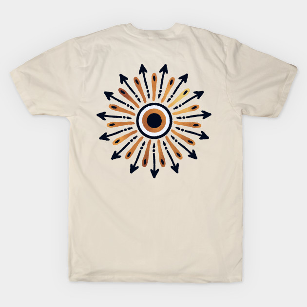 Evil Eye Nazar - Black and Gold by Olooriel